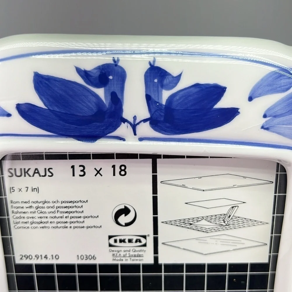 IKEA blue white